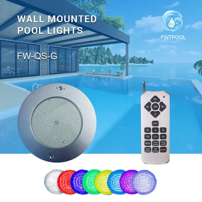 Wholesale Stainless Steel Material Waterproof Remote Control Pool Lamp IP68 18W 24W 36W LED Recessed Underwater Pool Lights