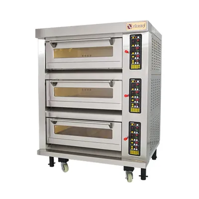 Bakery Machinery Classic Series 3 Deck 6 Trays Electric Oven for Bread and Cake Production
