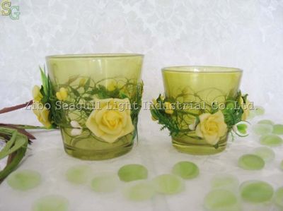 Glass Candle Holder(SG-FC2410)