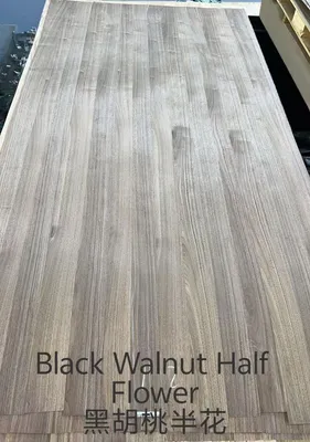 Natural Walnut Veneer Engineered Wood Veneer Furniture Reconstituted Engineered Wood Veneer 1220*2440mm