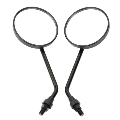 10mm Motorcycle Round Aluminum Rearview Mirror for Cross Bones 2008-2009