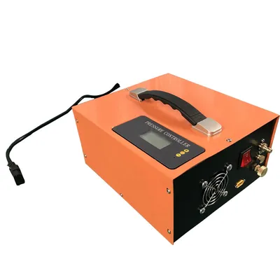 4500psi/30MPa, Oil-Free Car 12V DC Home 110V AC with Adapter (Included) Portable Pcp Air Compressor Pump