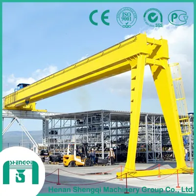 High Working Effiency Bmh Model Double Girder Semi-Gantry Crane