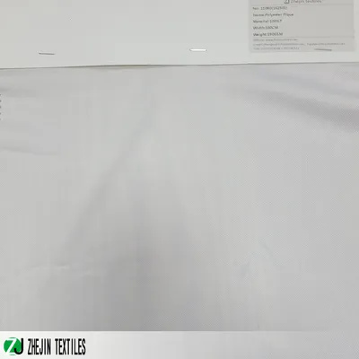 Polyester Pique Jersey Fabric with Soft and Anti Pilling Feeling