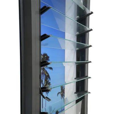 Energy Saving Aluminum Glass Profile Shutter Kitchen Roller Glass Shutter