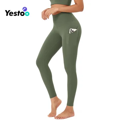 High Waisted with Pockets, Tummy Control Non See Through Women's Legging
