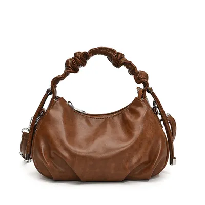Fashion Cloud Bag Women Crossbody Bag Pleated Handbag Ladies Purse