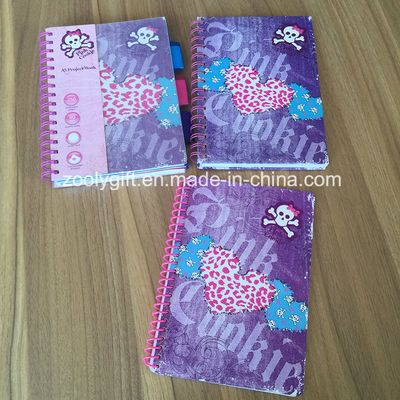 Printing Hard Soft Cover Spiral A5 Exercise Notebooks Dividers