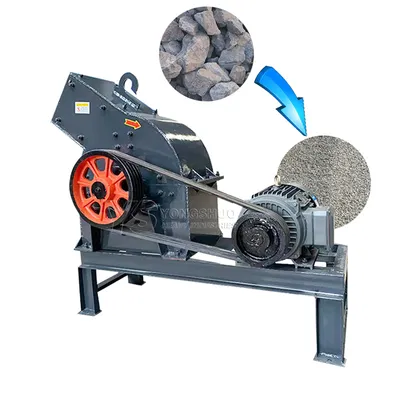 Construction Demolition Waste Crusher Glass Fiber Demolition Concrete Hammer Crusher Machine