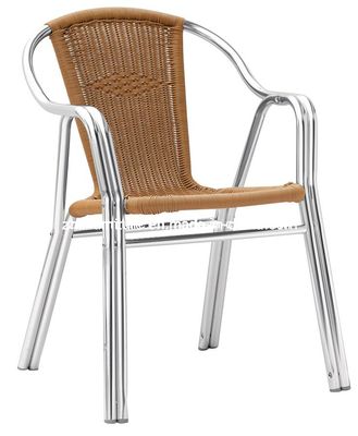 Wicker Patio Chair, Rattan Chair, Aluminum Chair (SGT-1)