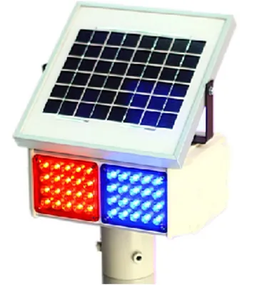 Solar Energy LED Traffic Flashing Light Signal (TR003)