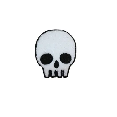 Custom Skull Logo Label Chenille for Wholesale Jacket