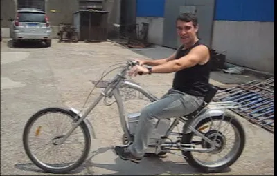 26′ Electrical Chopper Cruiser Prince Harley Bicycle