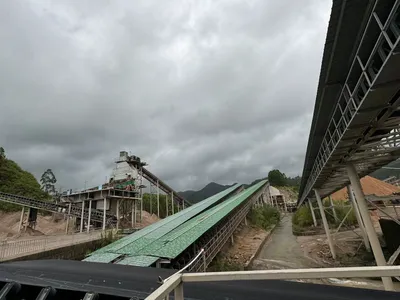 Conveyor, Cone Crusher, 90kw AC Motor