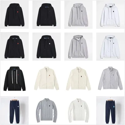 Designer Hoodie Mens Hoodies Sweatshirts Hoodie Zip up Men Polos Embroidery Cotton Cardigan Women Made Pure Cotton