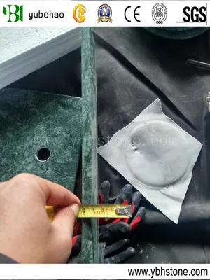 Honed Green Marble Plates