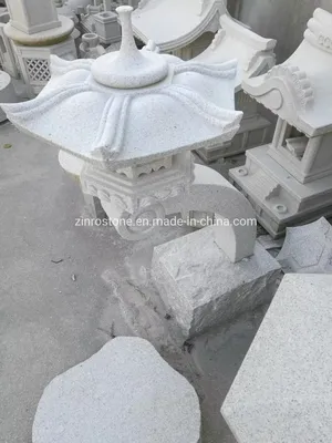 Janpanese Style Cheap Natural Stone Lamp Granite Lantern Garden Landscape