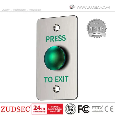 Green Mushroom Cap Push Button Door Release Exit Switch