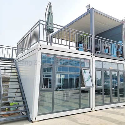 Steel Frame Sandwich Panel Flat Pack Container House for Virus Isolation Ward