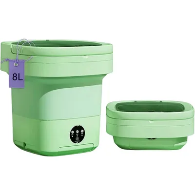 Small Folding Washing Machine with 3 Intelligent Cleaning Modes