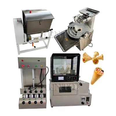 High Automation Pizza Cone Machine / Pizza Cone Production Line