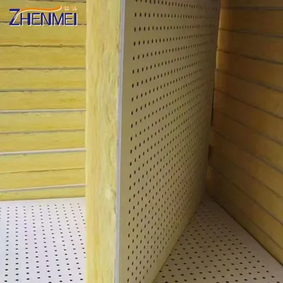 Slatted Wall Ceiling Fireproof Soundproof Sound Absorption Panel