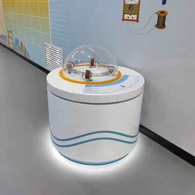 Interactive Science Exhibit: Electromagnetic Accelerator - High-Speed Stem Learning Experience Electromagnet Game Equipment