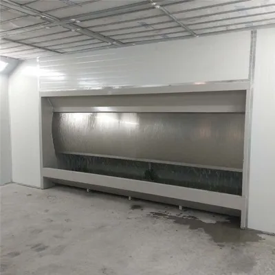 Water Curtain Exhaust Treatment System, 6m Standard Length, Custom Dimensions Offered, ISO & CE Approved, for Shop Air Purification.