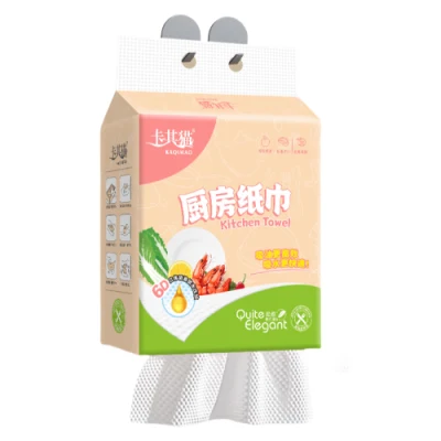 100% Bamboo Pulp Paper Towel Hanging Kitchen Tissue Paper for Home