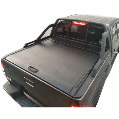 Zolionwil Pickup Back Cover Aluminum Manual Cover Tonneau for Isuzu Ruimai