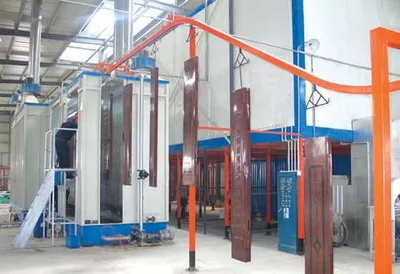 Automatic Spray Painting Line Wheel Hub Painting Conveyor Line