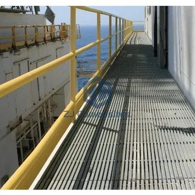 Heavy Loading Capacity High Strength GRP Grilles for Oil and Gas Platform