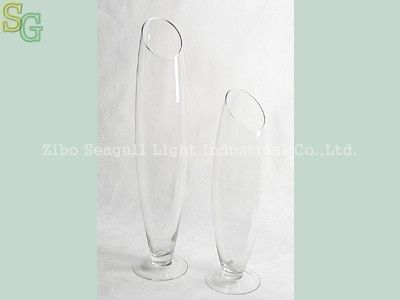 Clear Glass Vase (HJ0032, -2)