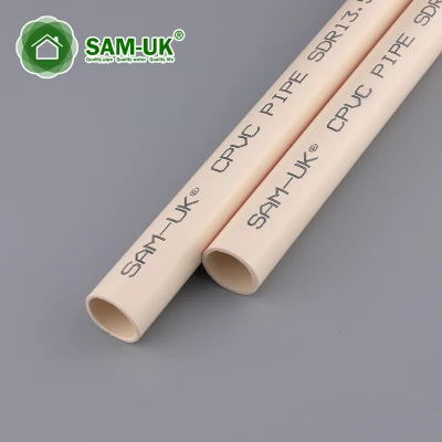 Custom Size CPVC Pipes ASTM D2846 Plastic CPVC Water Pipes and Fittings