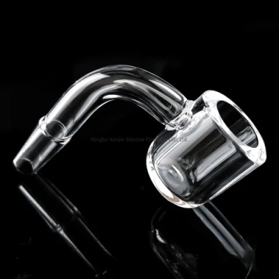 Hot Sale Flat Top 4mm Quartz Banger 45/90 Degree Glass Bowl Glass Pipe