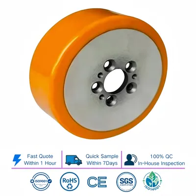 OEM Custom Flange Mount Polyurethane Drive Wheel