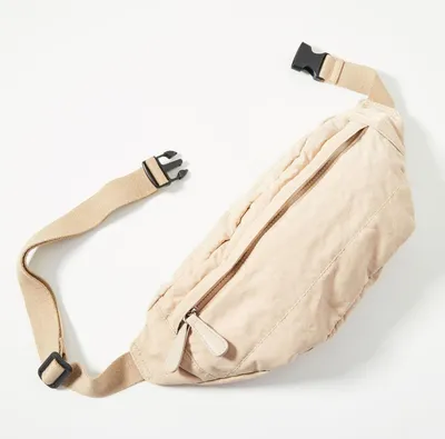 Polyester Matte Crafted Soft Nylon Quilting Seam Outdoor Swagger Waist Bag