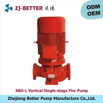 Vertical Single-Stage Fire Pump Hydrant Pump