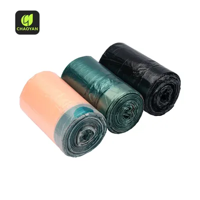 Factory Direct Sale High Quality Heavy Duty Trash Bags, Scented Kitchen Garbage Bags with Drawstring