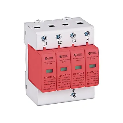 Surge Protector Device AC SPD 20-40ka Lightning Protection for Industrial Electronic T2 Arrester