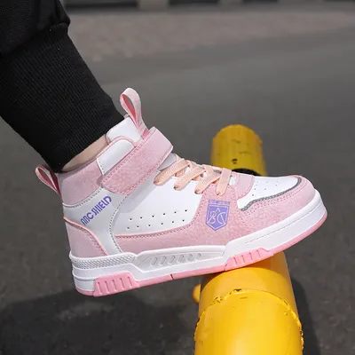 2026 Children School Shoe Boy and Girl Casual Flat Skate Shoes
