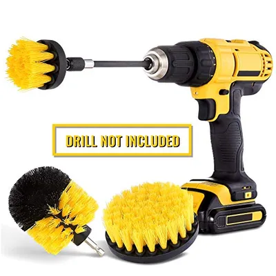 Zhenda 3 PCS Set Electric Drill Brush for Home Cleaning