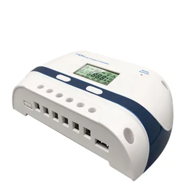 Solar Charge Controller 12V 24V 20A LCD Display Intelligent PWM Solar Charger Controller