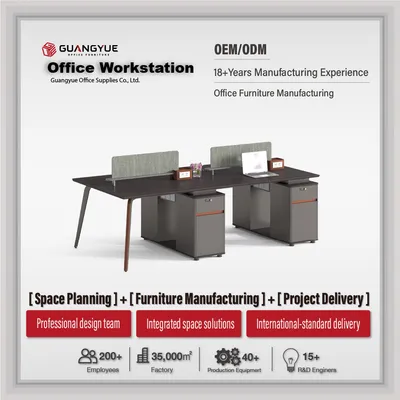 Steel Frame Modular Office Workstation with Customizable Options for Businesses