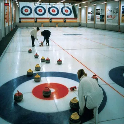 Zspe Professional 2026 Sports Meeting HDPE Curling Lanes with Precision Ice Simulation