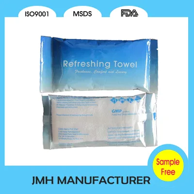 Factory Individual Wrapped Cotton Refreshing Wet Towel for Europe (RT003)