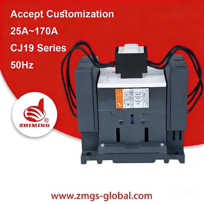 Zhiming 220/380VAC Cj19 Series Changeover AC Contactor for Power Factor Correction Cabinet