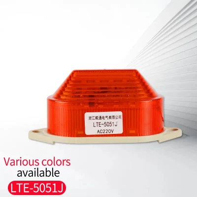 Four Colour Bulb/LED Beacon Emergency Safety Warning Light Signal 2~20W 12V 24V 220V LTE-3051/5051