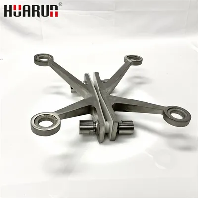 C/C250mm 4 Arms Fin Spider Fitting For Glass Project