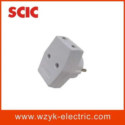 (YK303) Mutiple Use Bakelite Plug Adaptor with Grounding